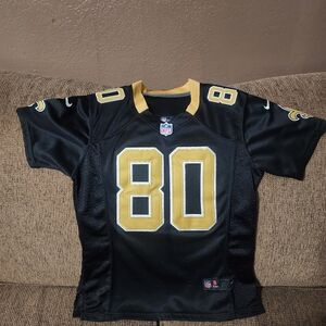 Youth New Orleans Saints #80 Graham Black and Gold NFL Jersey Sz.Medium